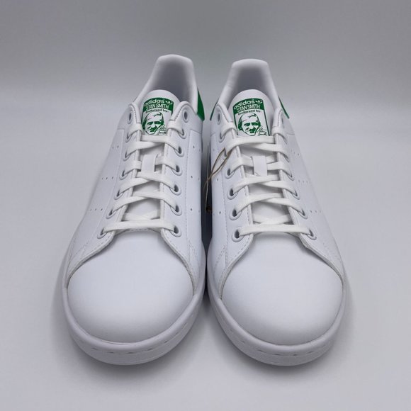 adidas Stan Smith White / Green Womens Shoes - Picture 3 of 8